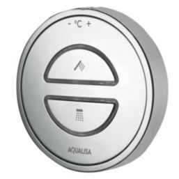 Aqualisa Smart Link HP/Combi Rear-Fed Chrome Thermostatic Dual Outlet Concealed Smart Shower with Fixed Head