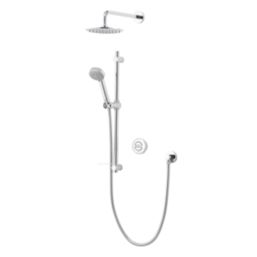 Aqualisa Smart Link HP/Combi Rear-Fed Chrome Thermostatic Dual Outlet Concealed Smart Shower with Fixed Head