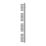 Flomasta U-Shape 1140mm x 500mm 1771BTU Chrome Vertical Designer Radiator
