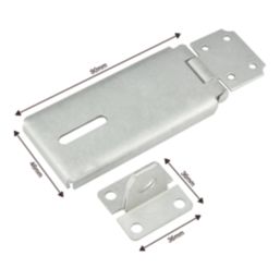 Smith & Locke Hasp & Staple Galvanised 90mm