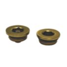 ETAL  Radiator Vent & Blanking Plug Kit Brushed Brass