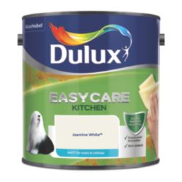 Dulux Easycare 2.5Ltr Jasmine White Matt Emulsion Kitchen Paint