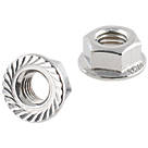 Easyfix A2 Stainless Steel Flange Head Nuts M8 100 Pack