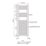 Flomasta 1200mm x 400mm 1044BTU Chrome Flat  Towel Radiator