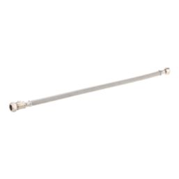 Essentials Flexible Tap Connector with Isolating Valve 15mm x 1/2" x 500mm