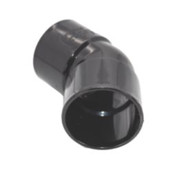 FloPlast Solvent Weld Bends 135° Black 40mm 5 Pack
