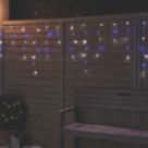300 LED Indoor & Outdoor Blue & White Icicle Christmas Lights