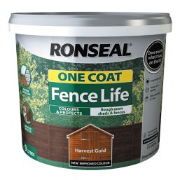 Ronseal  9Ltr Harvest Gold Shed & Fence