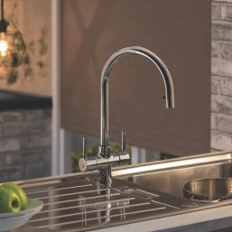 Abode Zest AT2164 Pull-Out Mono Mixer Kitchen Tap Chrome
