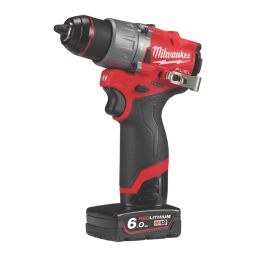 Milwaukee M12FPD2-602X 12V 2 x 6.0Ah Li-Ion RedLithium Brushless Cordless Percussion Drill