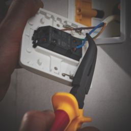 Erbauer  VDE Bent Long Nose Pliers 8" (200mm)