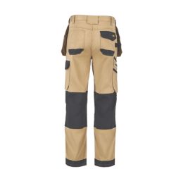 Site Kirksey Work Trousers Tan / Black 32" W 32" L