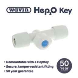 Hep2O HX37/15W Shut-Off Valves Hot/Cold 15mm 5 Pack
