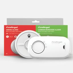 FireAngel  FA6813-SB1-T2 Battery Standalone Smoke & Carbon Monoxide Alarm Duo 2 Pieces