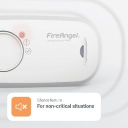 FireAngel  FA6813-SB1-T2 Battery Standalone Smoke & Carbon Monoxide Alarm Duo 2 Pieces