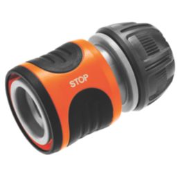 Gardena Water Stop 13-15mm Single-End Female Hose Connector