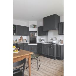 V33 750ml Charcoal Grey Satin Kitchen Cupboard Paint