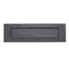Hardware Solutions Antique Letter Plate Black 250mm x 70mm