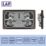 LAP  13A 2-Gang SP Switched Socket + 2.4A 12W 2-Outlet Type A & C USB Charger Black Nickel with Black Inserts