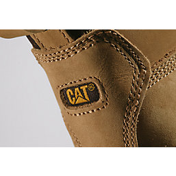 CAT Holton    Safety Boots Honey Size 7