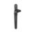 Mila RM Cockspur Left-Handed Window Handle Black