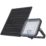 Luceco Mensa Outdoor LED Solar-Powered Floodlight With PIR Sensor Black 1500lm