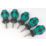 Wera TX 1 Kraftform TX Stubby Screwdriver Set 5 Pieces