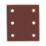 Flexovit  A203F 120 Grit 6-Hole Punched Multi-Material Sanding Sheets 114mm x 102mm 5 Pack