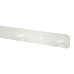 Essentials 6-Hook Rail White 400mm x 45mm