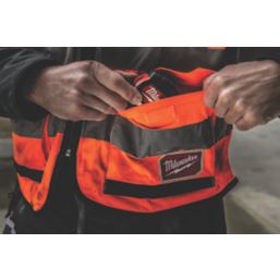 Milwaukee Premium Hi-Vis Vest Orange 2X Large / 3X Large 46" Chest