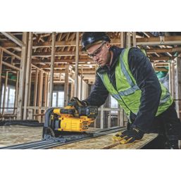 Dewalt cordless rail discount saw