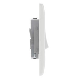 British General 800 Series 10AX 2-Gang 2-Way Light Switch  White