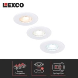 Lexco Tauri Fixed  Fire Rated LED Downlight White 8W 500-800lm