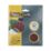Flexovit  A203F 60 / 80 / 120 Grit 8-Hole Punched Multi-Material Sanding Discs 150mm 6 Pack