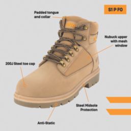 Site Quartz Size 7  Stone  Steel Toe Cap Safety Boots