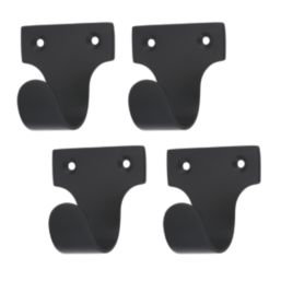 Smith & Locke Sash Window Handles Matt Black 52mm x 52mm 4 Pack