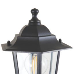 Outdoor Coach Lantern With PIR Sensor Matt Black
