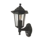 Outdoor Coach Lantern With PIR Sensor Matt Black