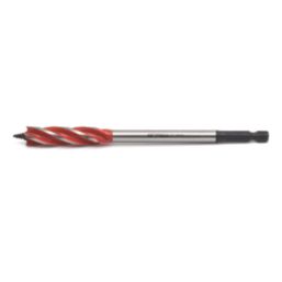 Armeg Wood Beaver Hex Shank 4-Flute Auger Wood Drill Bit 12mm x 165mm