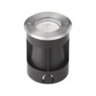 Aurora G-Lite 125mm Outdoor Recessed Ground Light Black/Stainless Steel