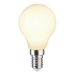 LAP  E14 Mini Globe LED Light Bulb Milky 470lm 2.9W 4 Pack