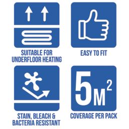 Contract  Beeswax Brown Carpet Tiles 500 x 500mm 20 Pack