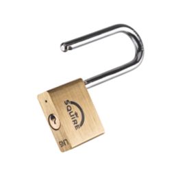 Squire LN5/2.5 Brass  All-Weather Long Shackle  Padlock 50mm