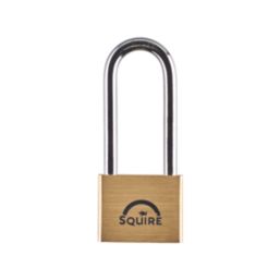 Squire LN5/2.5 Brass  All-Weather Long Shackle  Padlock 50mm