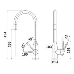 Franke Montreux  Kitchen Tap Silver