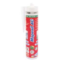 Mapei Mapesil AC 130 Solvent-Free Silicone Sealant Jasmine 310ml