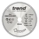 Trend  Wood/Chipboard/MDF Mitre Saw Blade 254mm x 30mm 80T