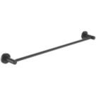 Bristan  Round Towel Rail Black 595mm x 72mm x 48mm
