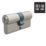Smith & Locke  6-Pin Cylinder Lock 50-50 (100mm) Satin Nickel
