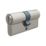 Smith & Locke  6-Pin Cylinder Lock 50-50 (100mm) Satin Nickel